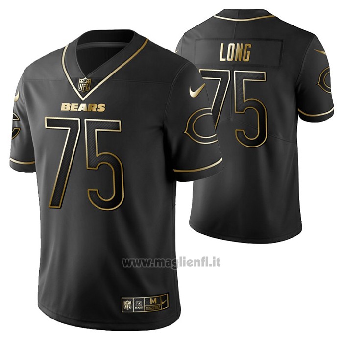 Maglia NFL Limited Chicago Bears Kyle Long Golden Edition Nero